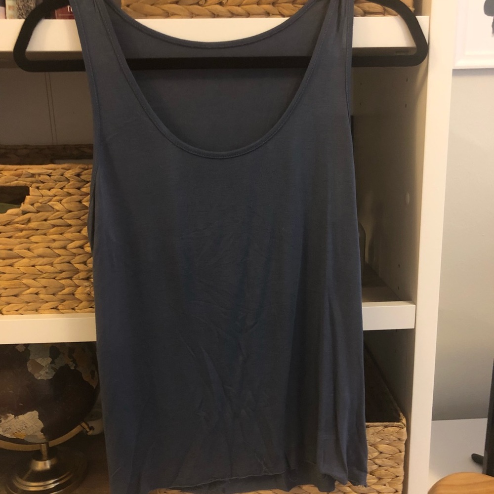 Blue tank top